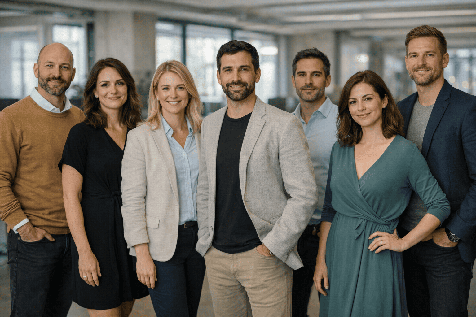Team working on AI trading platform — Édifice Gainlux